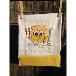 Baby Owl hatching Machine Applique Embroidery Design
