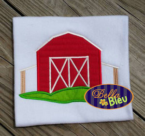 Applique Barn yard farm  Applique Embroidery Design