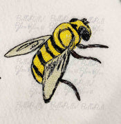 Bee 02 Scribble Sketch