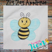 Bee Applique ZZ Embroidery Design