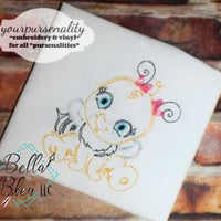 Quick Stitch Girl Bee Insect Bug Machine Embroidery Design COLORWORK