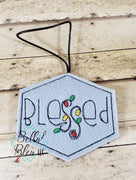 ITH Blessed  Christmas Ornament