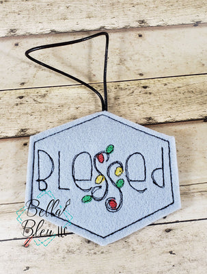 ITH Blessed  Christmas Ornament