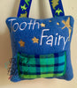 ITH Tooth Fairy Boy pillow with pocket machine applique embroidery design
