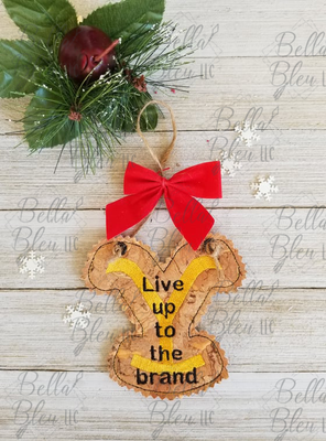 Live up to the brand ITH Christmas Ornament