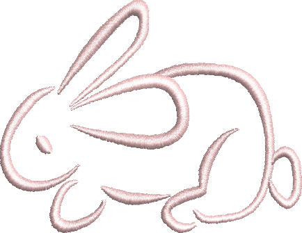Easter Bunny Outline