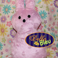 In the Hoop Easter Bunny Stuffie Embroidery Applique