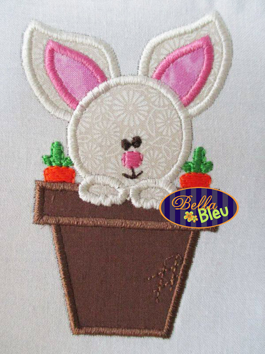 Easter Bunny in a Flower Pot