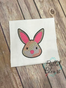 Easter Bunny face Sketchy Urban fill Machine Embroidery design 5x5