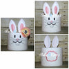 Easter Bunny Rabbit In the hoop ITH Toilet Paper Design