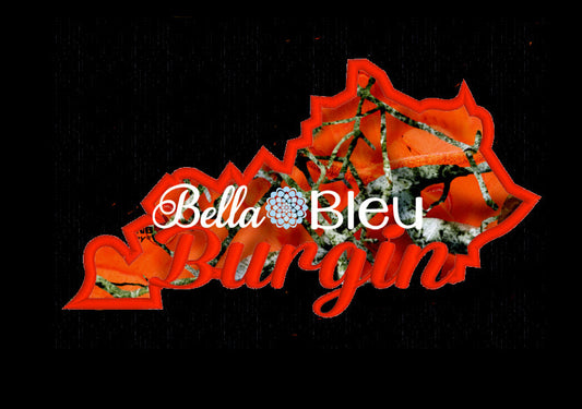 State of Kentucky with Burgin Signature Saying Machine Applique Embroidery Design