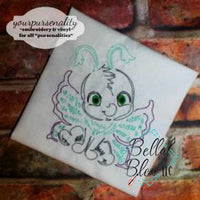 Quick Stitch Butterfly Insect Bug Machine Embroidery Design COLORWORK