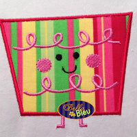 Birthday Wedding or Party Cake Applique Embroidery Designs