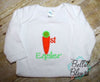 Easter Carrot Applique Embroidery Design