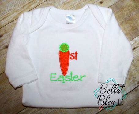 Easter Carrot Applique Embroidery Design