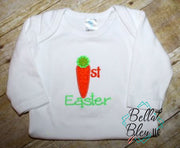Easter Carrot Applique Embroidery Design