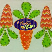 Easter Carrot Bunch Embroidery Applique design Easter machine embroidery