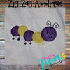 Caterpillar Applique ZZ Embroidery Design