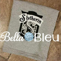 Inspired set of Harry Potter House Names Filled and Applique Machine Embroidery design