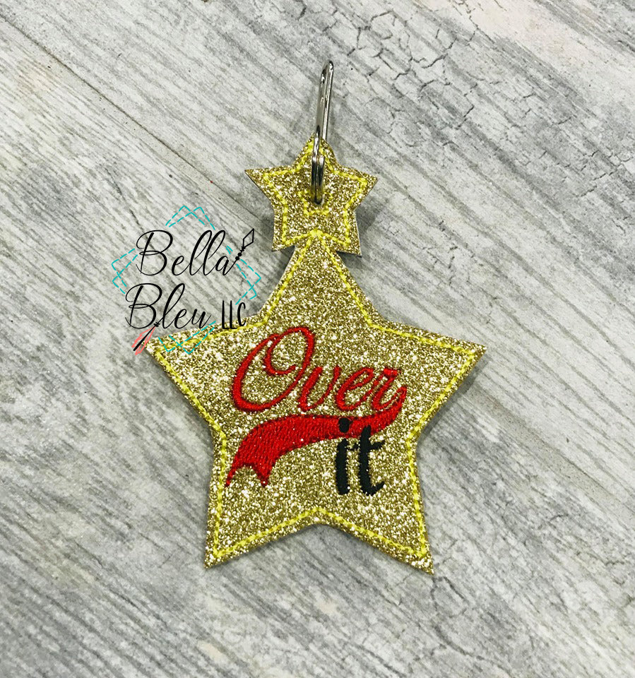 Over It! Zipper bag Charm DIGITAL DOWNLOAD embroidery file ITH In the Hoop Nov 11 2019