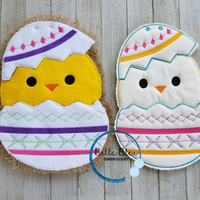 ITH Easter Chick n Egg Door Hanger