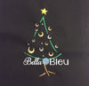 Christmas Tree with Ornaments Machine Embroidery design