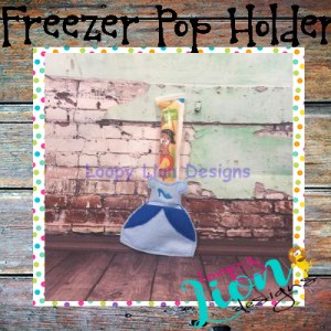 ITH Inspired Cinderella Dress Freezer Pop Popsicle Holder