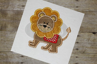 Leo the Circus Lion Applique Embroidery Designs