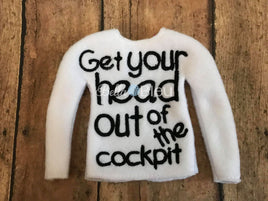 Inspired Top Gun ITH Elf Sweater Shirt