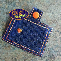 ITH in the hoop State of Colorado key fob luggage tag machine embroidery design