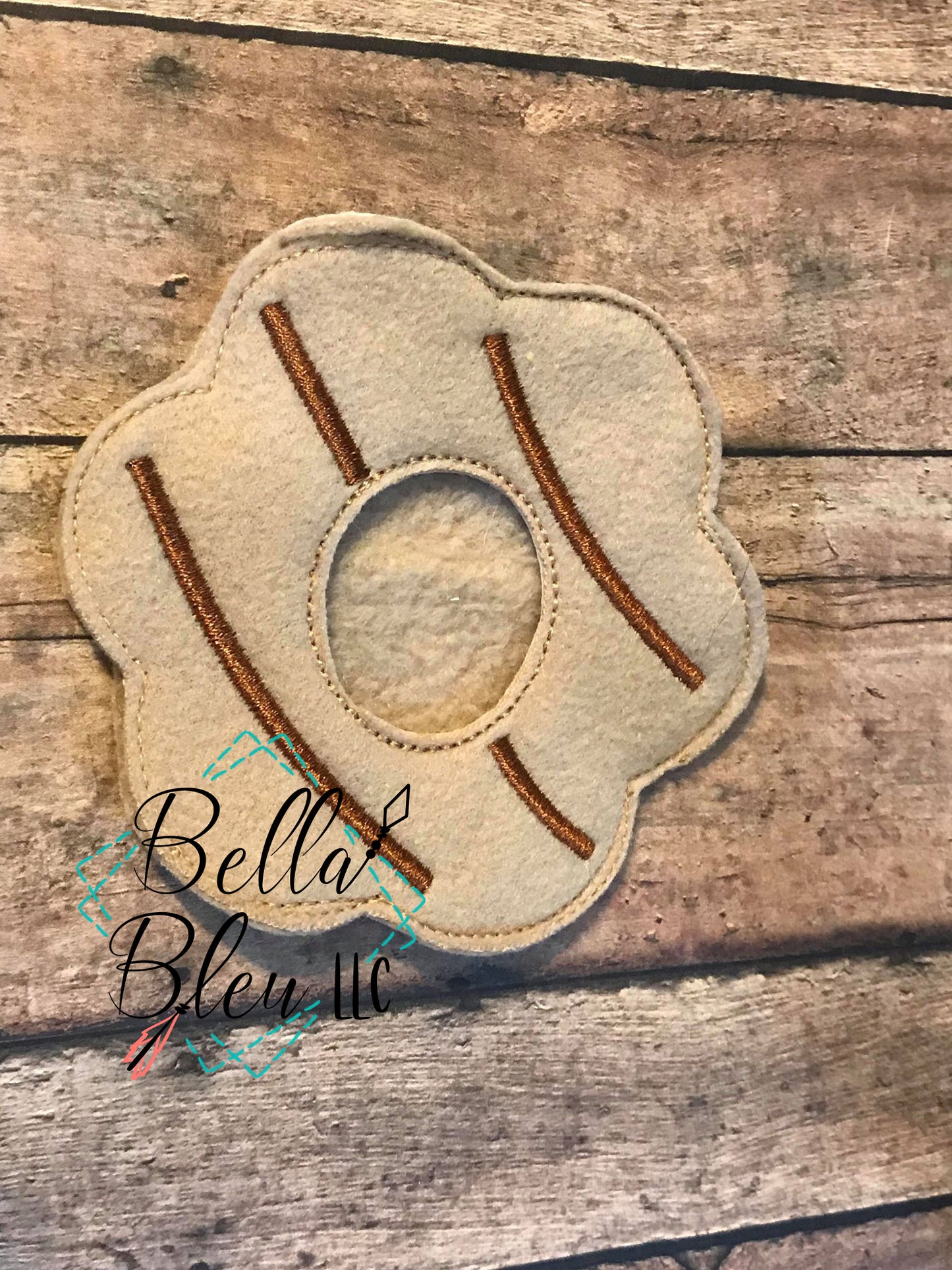 ITH Striped Cookie Elf or Doll Mask  machine embroidery design