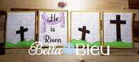 ITH Tissue Box Cover Religious Easter Cross