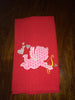Cupid Cupids Arrow Going Through a Valentine Heart Applique Embroidery Design