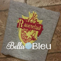 Inspired set of Harry Potter House Names Filled and Applique Machine Embroidery design