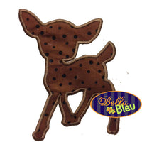 Baby Deer Silhouette Applique Embroidery design
