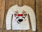 Reindeer Girl ITH Elf Sweater Shirt