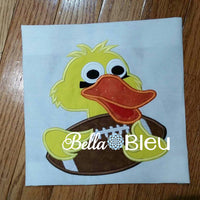 Mighty Ducks Football Mascot Machine Embroidery Applique Design