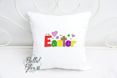 Easter Words with Cross Applique