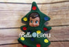 ITH In The Hoop Elf Christmas Tree Accessory machine Applique Embroidery Design