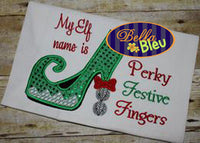 Sexy Christmas Elf Heels Heel Applique Embroidery Designs Design