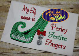 Sexy Christmas Elf Heels Heel Applique Embroidery Designs Design