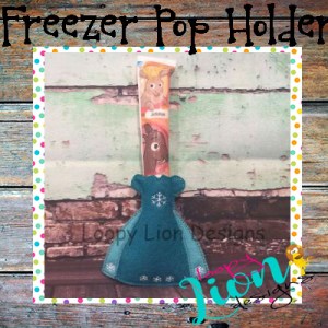 ITH Ice Queen Dress Freezer Pop Popsicle Holder