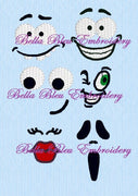 In the Hoop Damnit Damn It Stress Calmer Doll Extra faces Embroidery Applique design machine