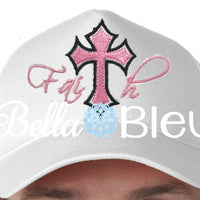Cross Faith Baseball hat cap machine embroidery design