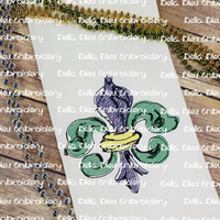 Scribble Sketchy Fleur de Lis