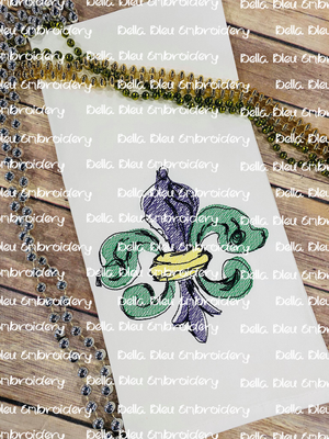 Scribble Sketchy Fleur de Lis