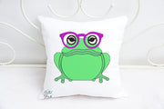 Sketchy Frog with Glasses Machine Embroidery design