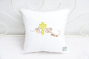 Sketchy Galatians 2:20 Religious Saying Victory Machine Embroidery design