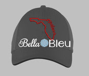 State of Florida with Signature Gators baseball hat cap machine embroidery design