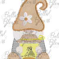 Honey Bee Gnome Scribble